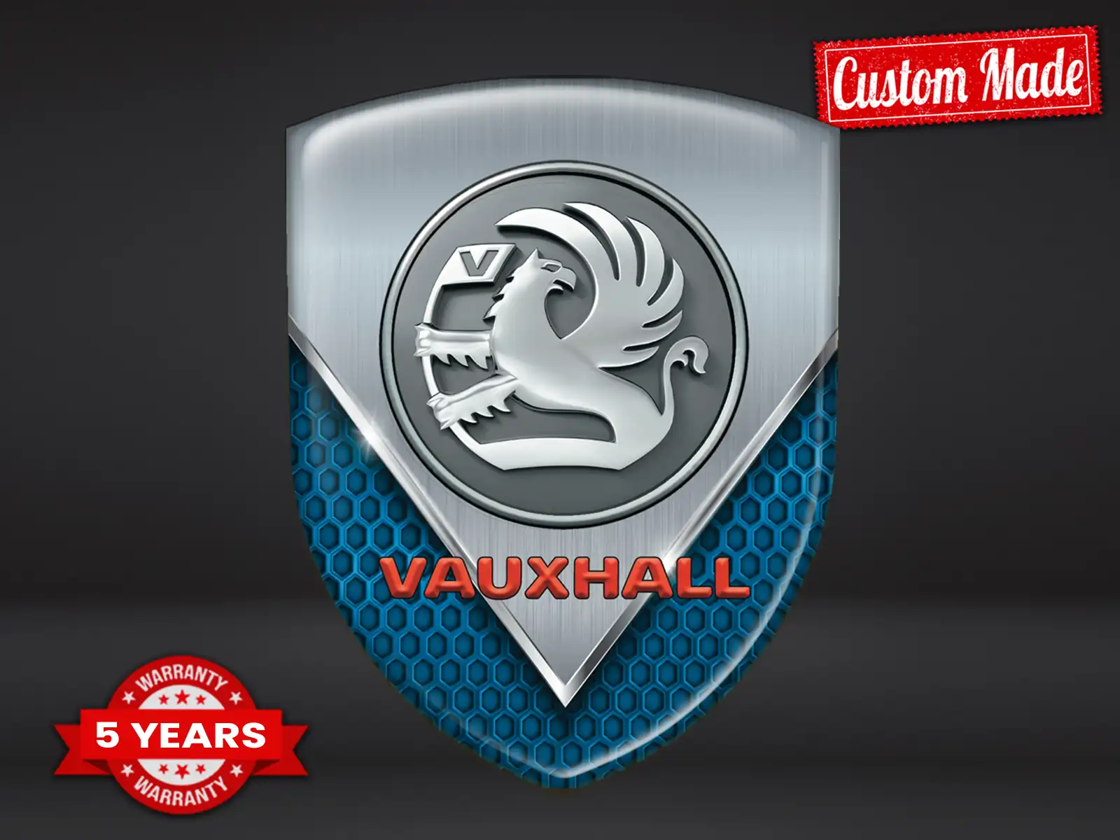 Vauxhall Loghi Marchi Auto Stile Standard Personalizzabile
